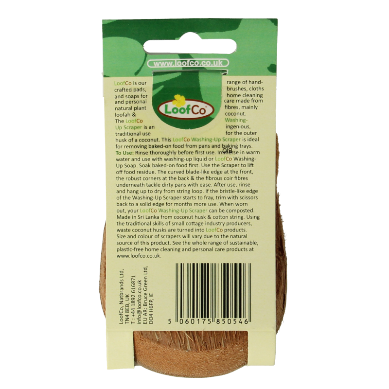 Loofco Afwasschraper uit kokos bio 1 Stuks