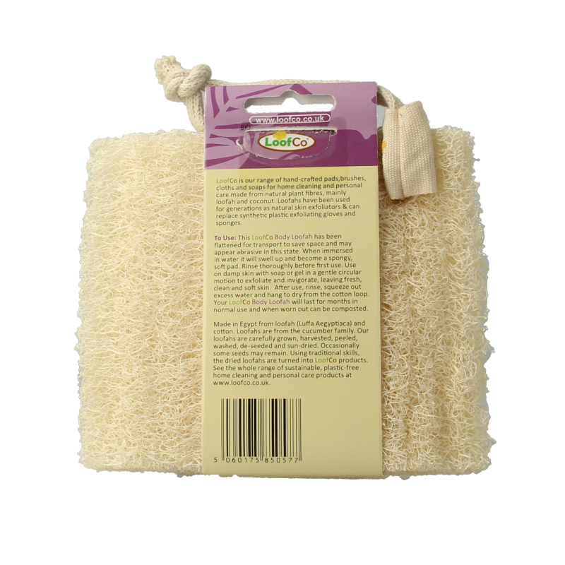 Loofco Douche en bad spons luffa bio 1 Stuks