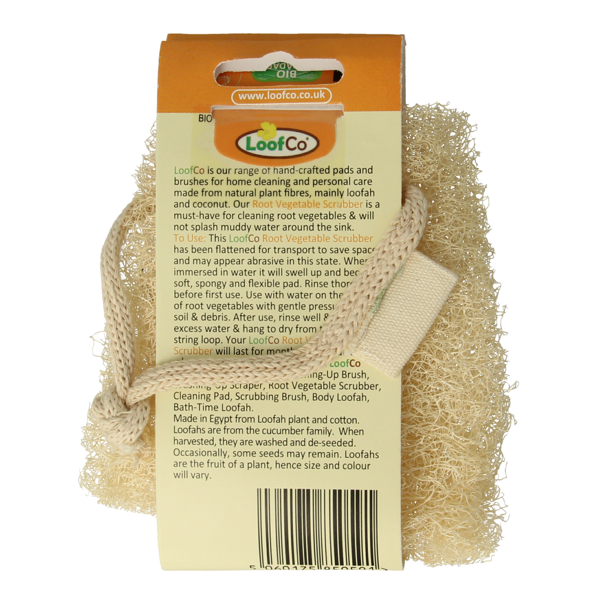 Loofco Groente spons bio 1.00 Stuks