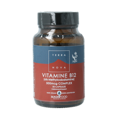 Terranova Vitamine B12 500mcg methylcobalamine 50 Vegetarische capsules