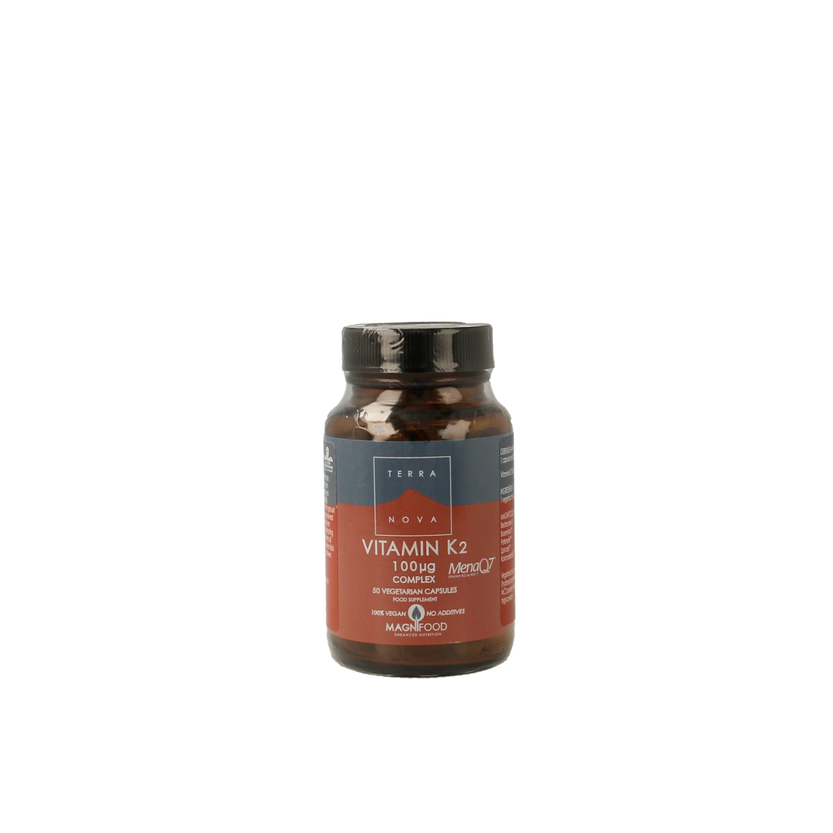 Terranova Vitamine K2 100mcg complex 50.00 Vegetarische capsules