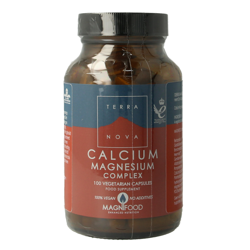 Terranova Calcium magnesium 2:1 complex 100 Vegetarische capsules