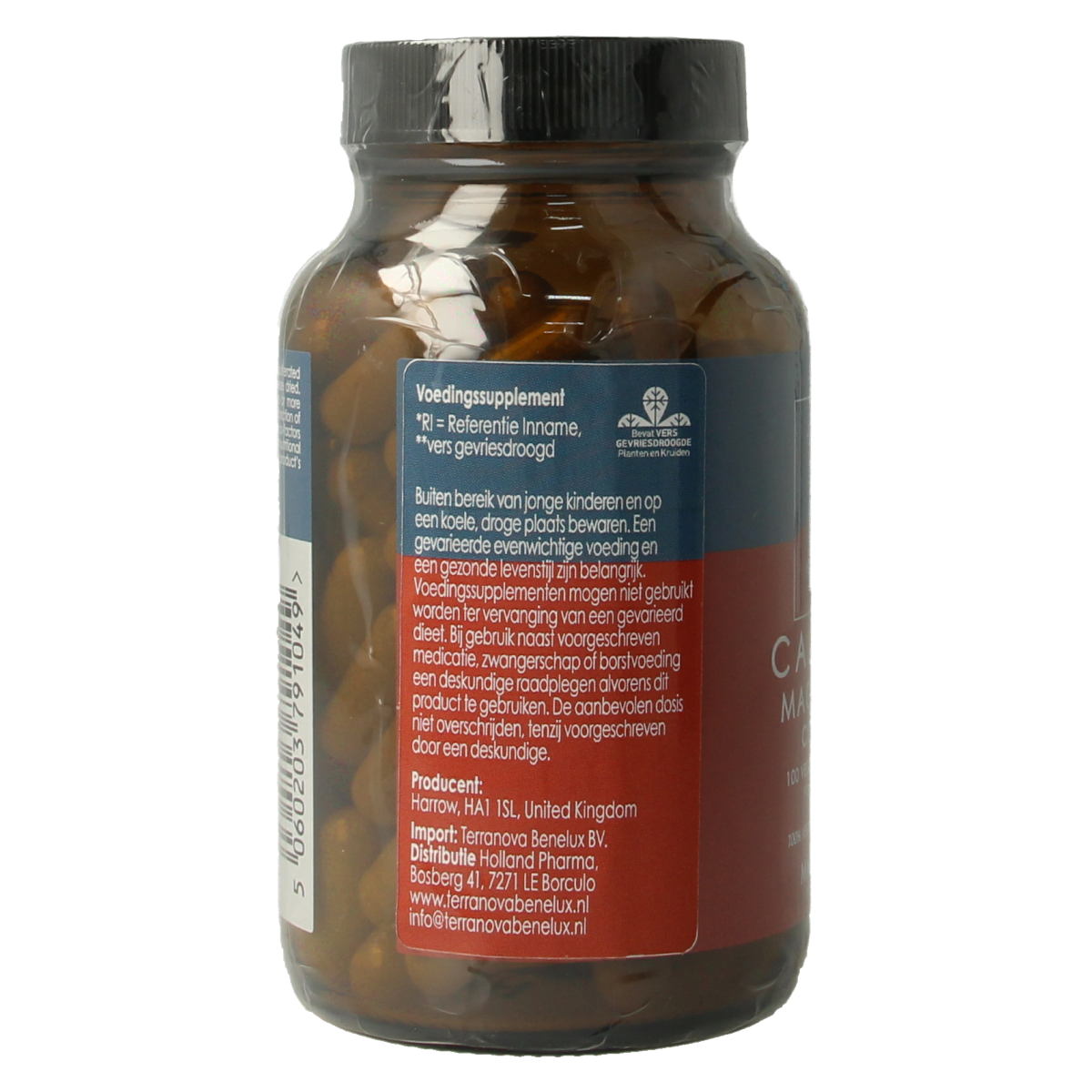 Terranova Calcium magnesium 2:1 complex 100.00 Vegetarische capsules