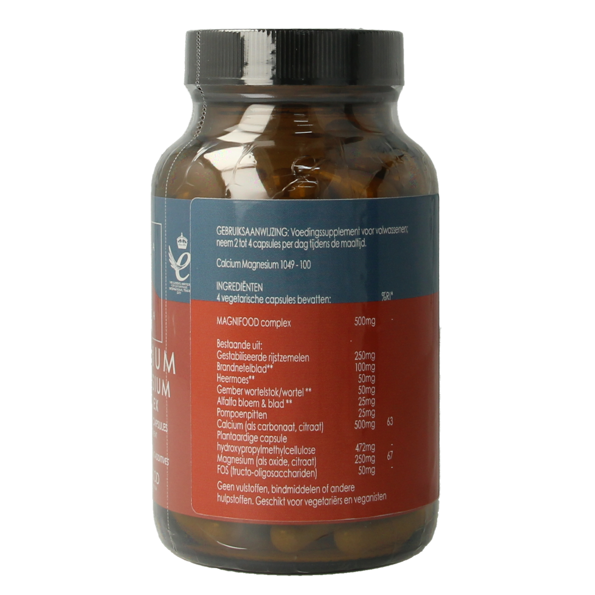 Terranova Calcium magnesium 2:1 complex 100.00 Vegetarische capsules