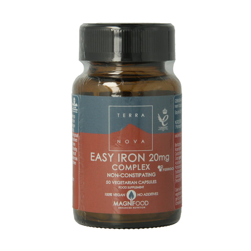 Terranova Easy iron 20mg complex 50 Vegetarische capsules