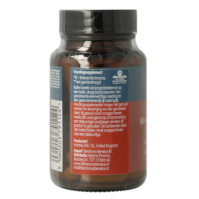 Terranova Magnesium calcium 2:1 complex 50 Vegetarische capsules