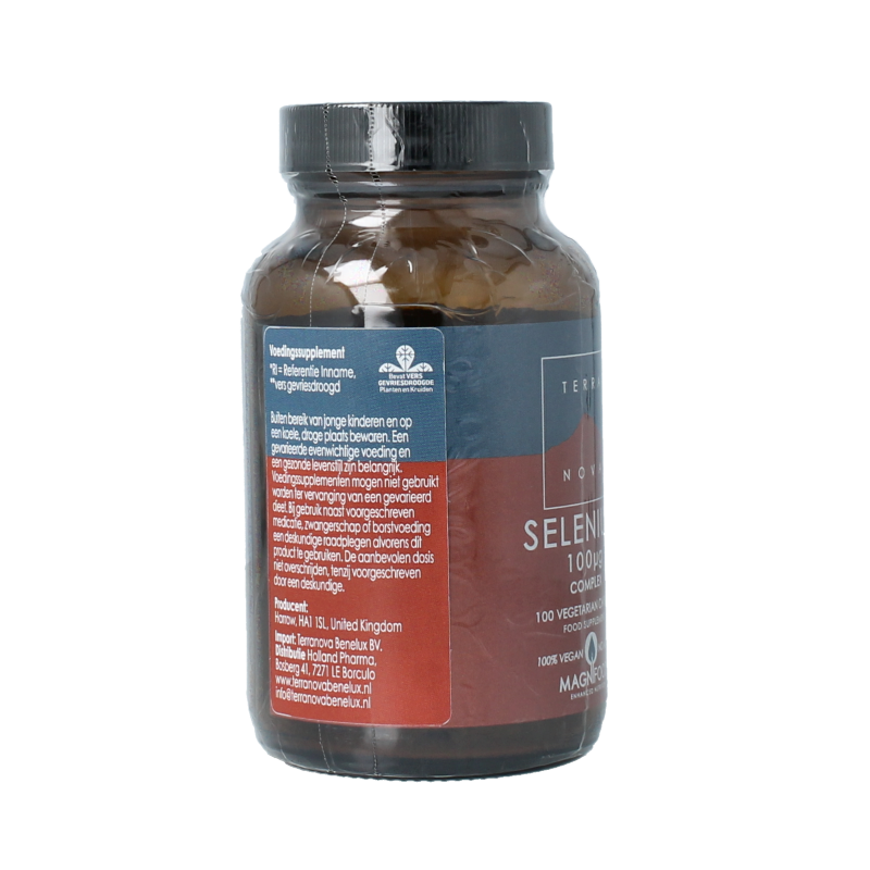 Terranova Selenium 100mcg complex 100 Vegetarische capsules