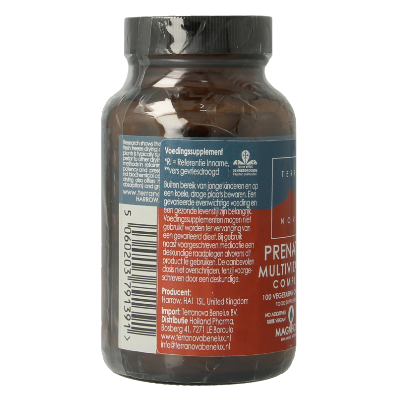 Terranova Prenatal multivitamin complex 100 Vegetarische capsules