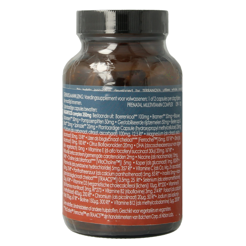 Terranova Prenatal multivitamin complex 100 Vegetarische capsules