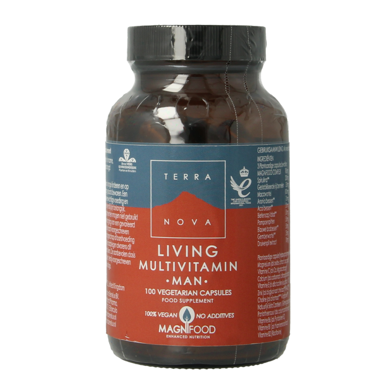 Terranova Living multivitamin man 100 Vegetarische capsules