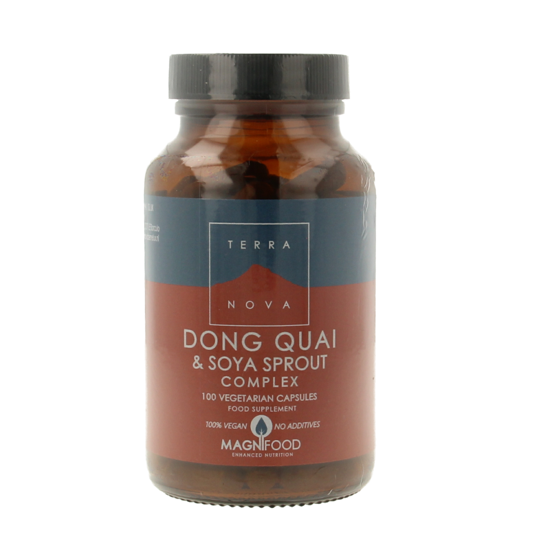 Terranova Dong quai soya sprout complex 100 Vegetarische capsules