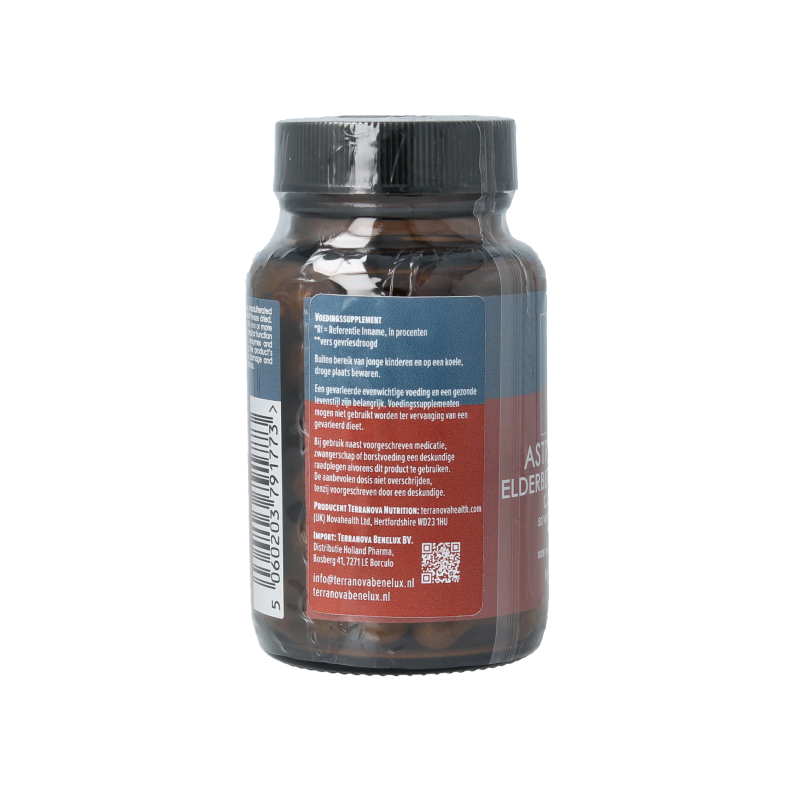 Terranova Astragalus elderberry & garlic complex 50 Vegetarische capsules
