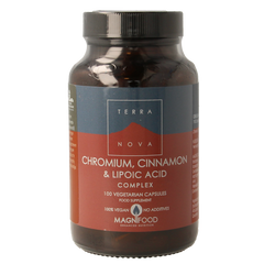 Terranova Chromium, cinnamon & lipoic acid complex 100 Vegetarische capsules