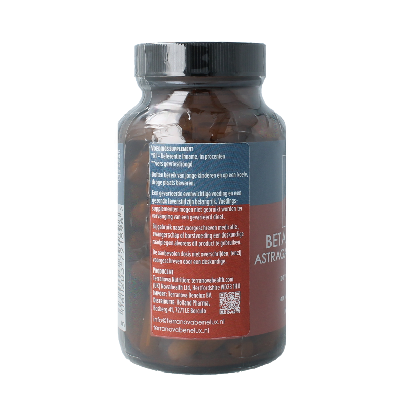 Terranova Beta glucans astragalus vitamine C complex 100 Vegetarische capsules