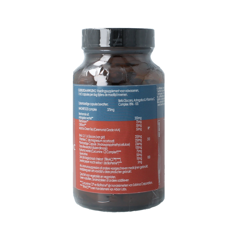 Terranova Beta glucans astragalus vitamine C complex 100 Vegetarische capsules