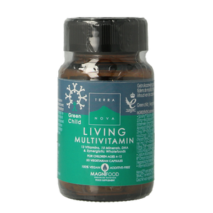 Terranova Green child living multivitamins 50.00 Vegetarische capsules