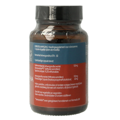 Terranova Fermented ashwagandha 250mg bevat sporen van pinda 50 Vegetarische capsules