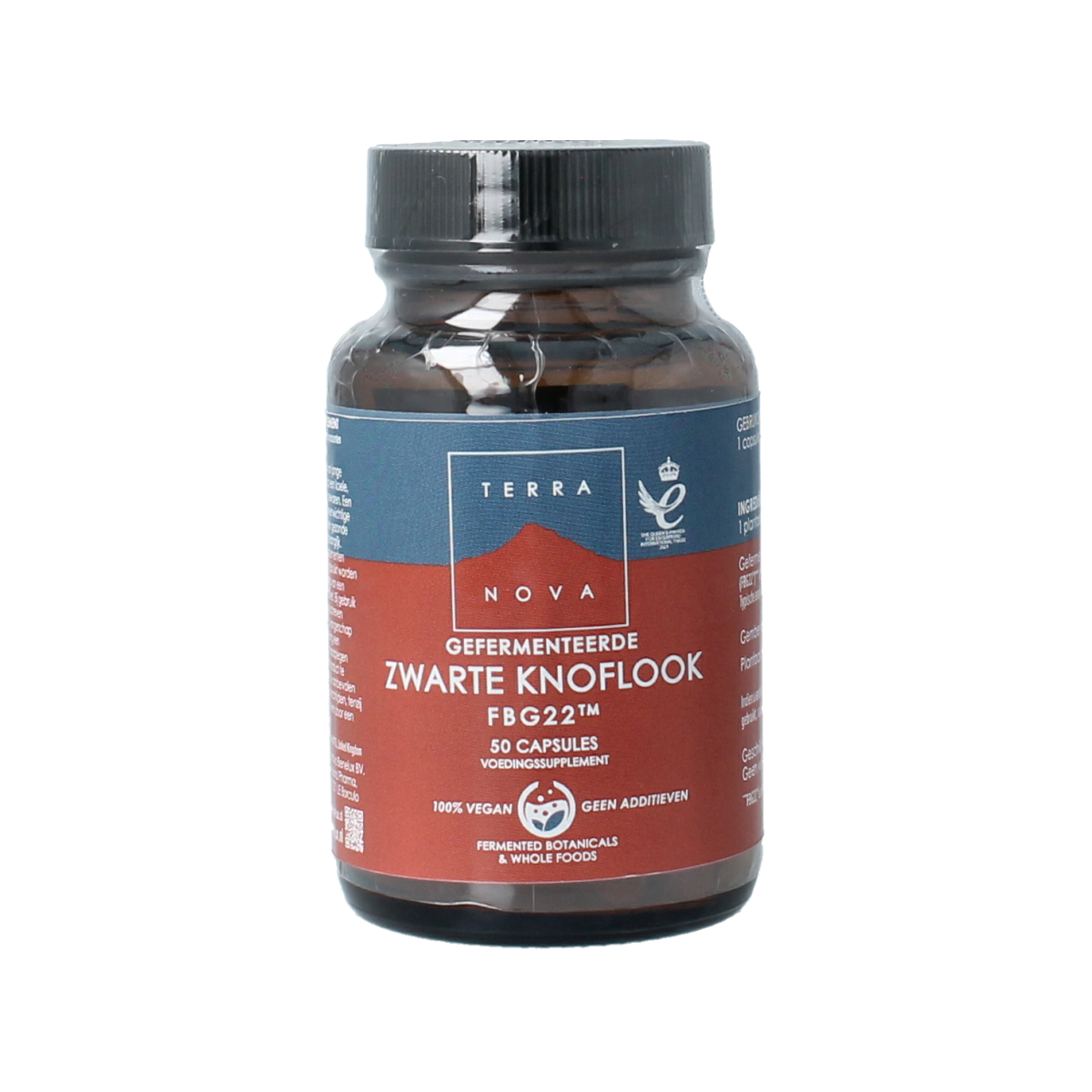 Terranova Gefermenteerde zwarte knoflook 50.00 Vegetarische capsules
