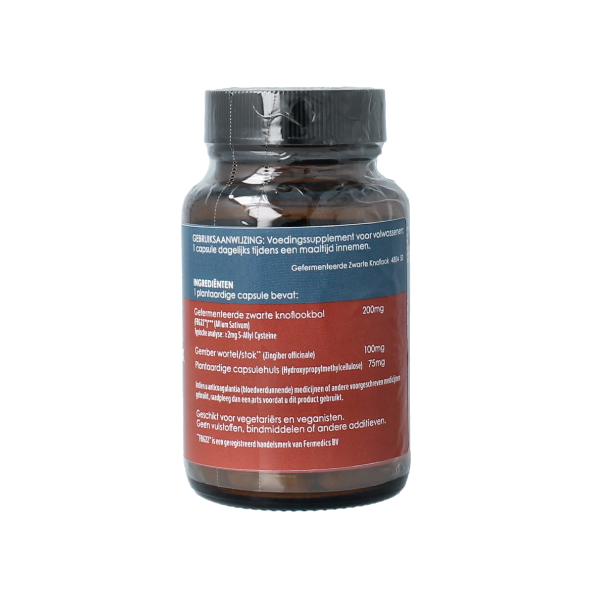 Terranova Gefermenteerde zwarte knoflook 50.00 Vegetarische capsules