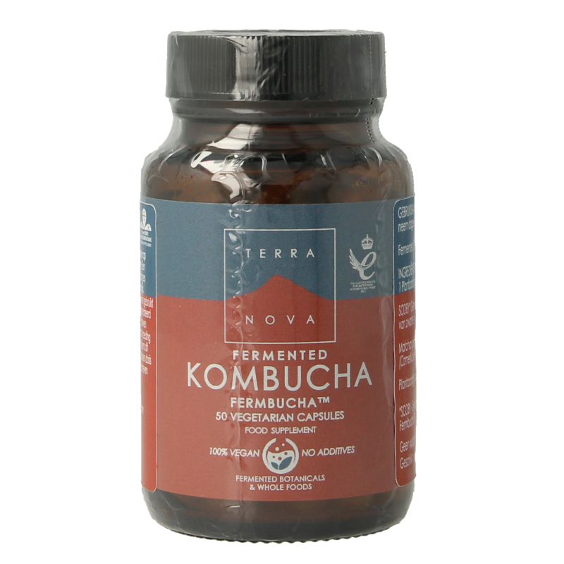 Terranova Fermented kombucha 50 Vegetarische capsules