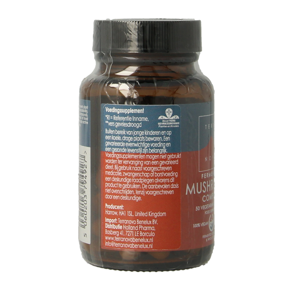 Terranova Fermented mushroom complex 50.00 Vegetarische capsules