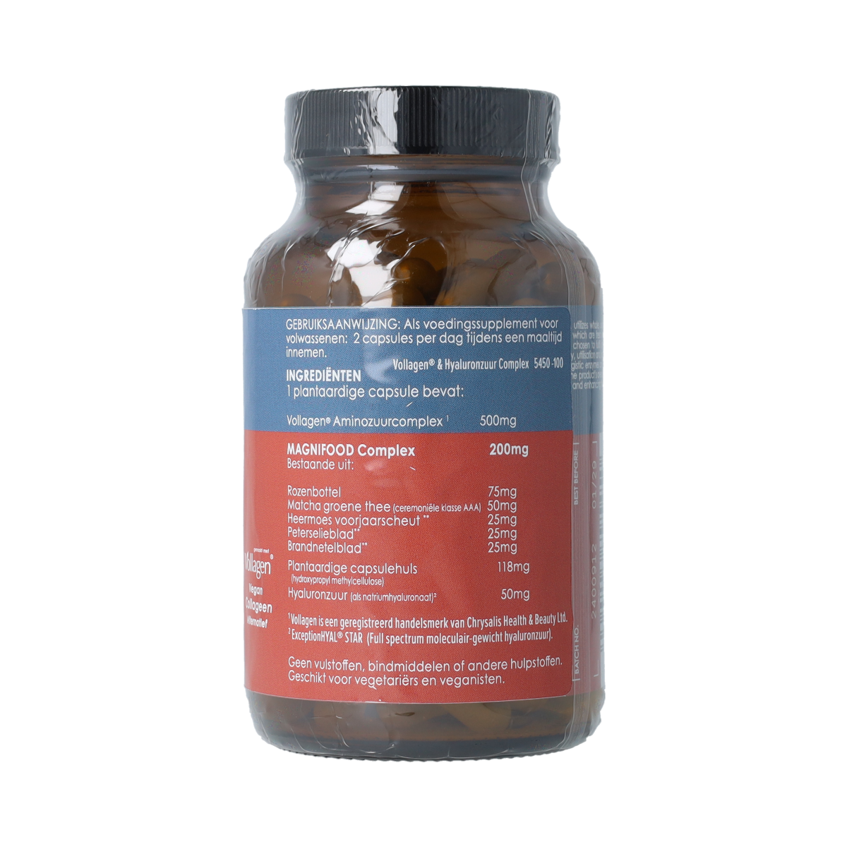Terranova Vollagen & Hyaluronzuur Complex 100.00 Vegetarische capsules