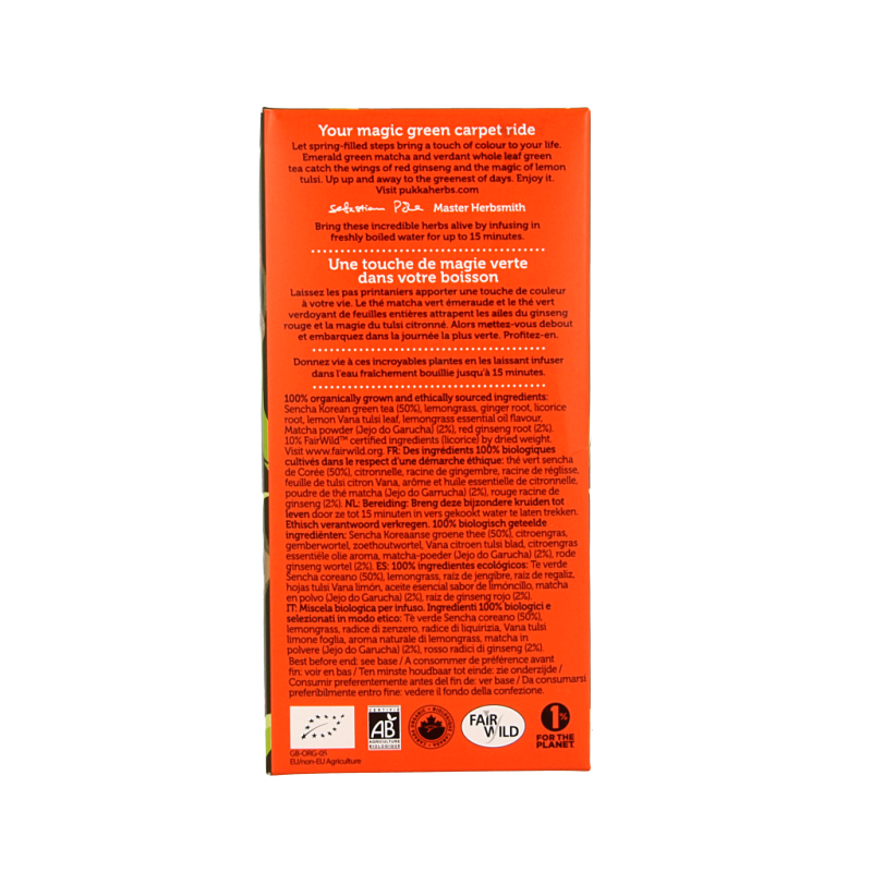 Pukka Ginseng matcha green bio 20 Zakjes
