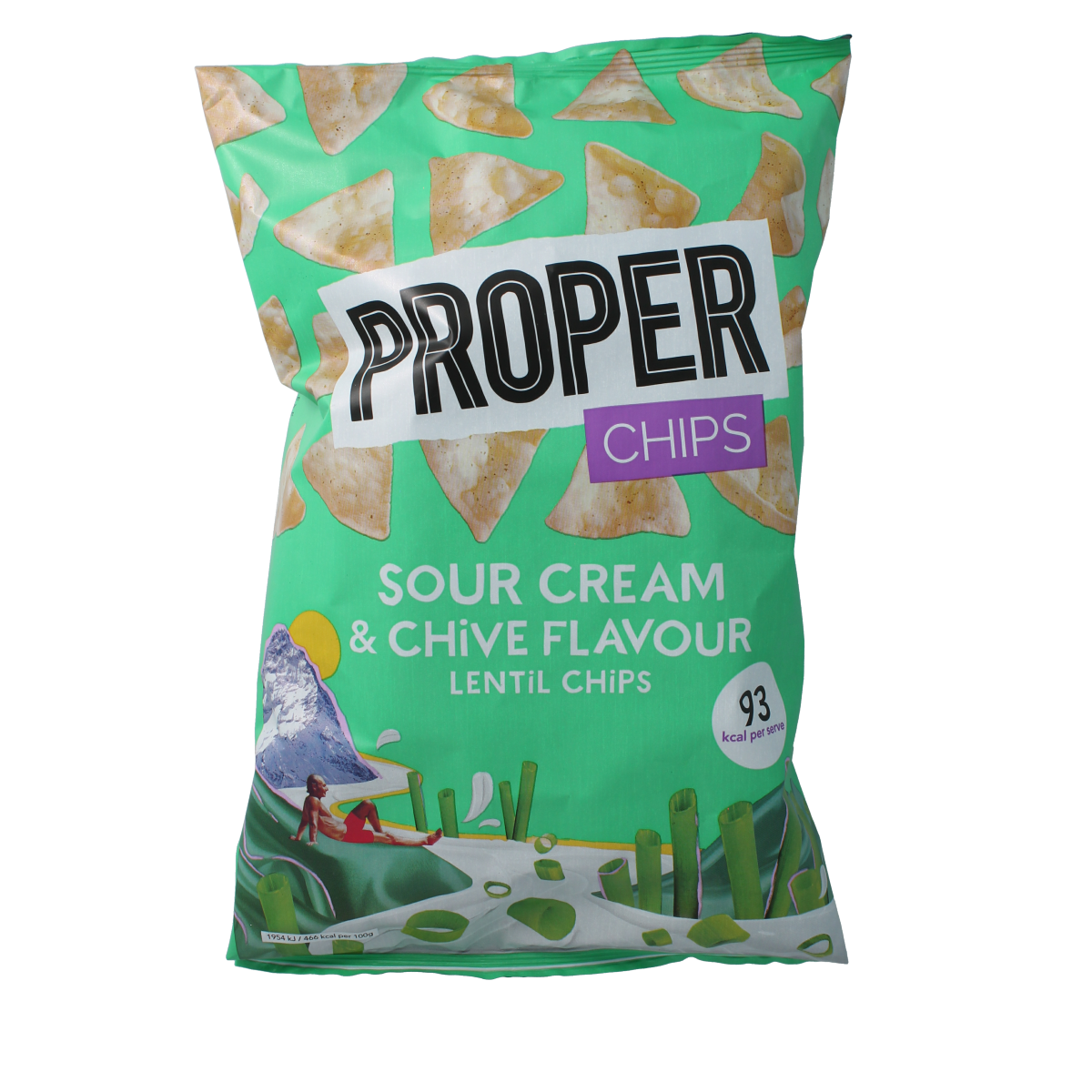 Proper Chips Chips sour cream & chive flavour 85.00 Gram