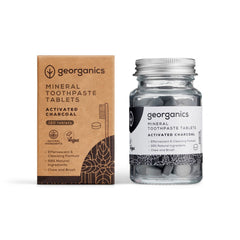 Georganics Toothpaste tablets active charcoal 120.00 Tabletten