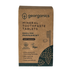 Georganics Toothpaste tablets english peppermint 120 Tabletten