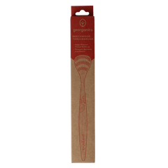 Georganics Tongue brush medium beechwood 1 Stuks