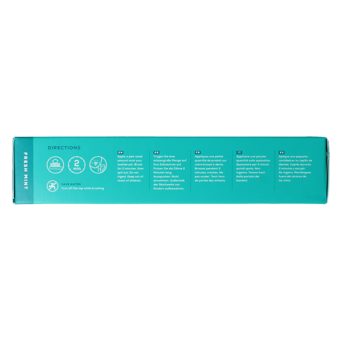 Georganics Toothpaste fluor fresh mint tube 75.00 Milliliter