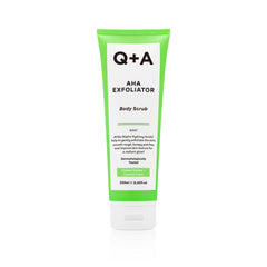 Q+A Bodyscrub aha exfoliator 250 Milliliter