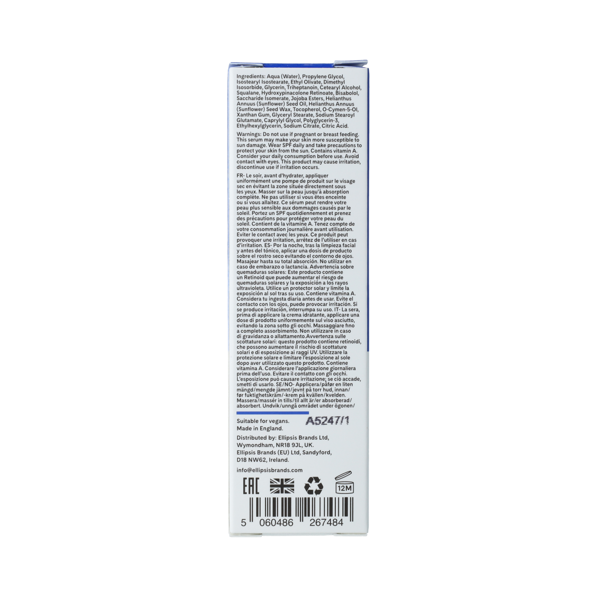 Q+A Retinol Serum 30.00 Milliliter