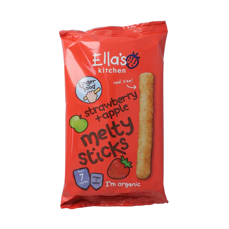 Ella's Kitchen Melty sticks strawberry/apple 7+ mnd bio 16 Gram