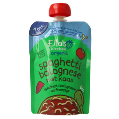 Ella's Kitchen Spaghetti bolognese met kaas 7+ maanden bio 130 Gram