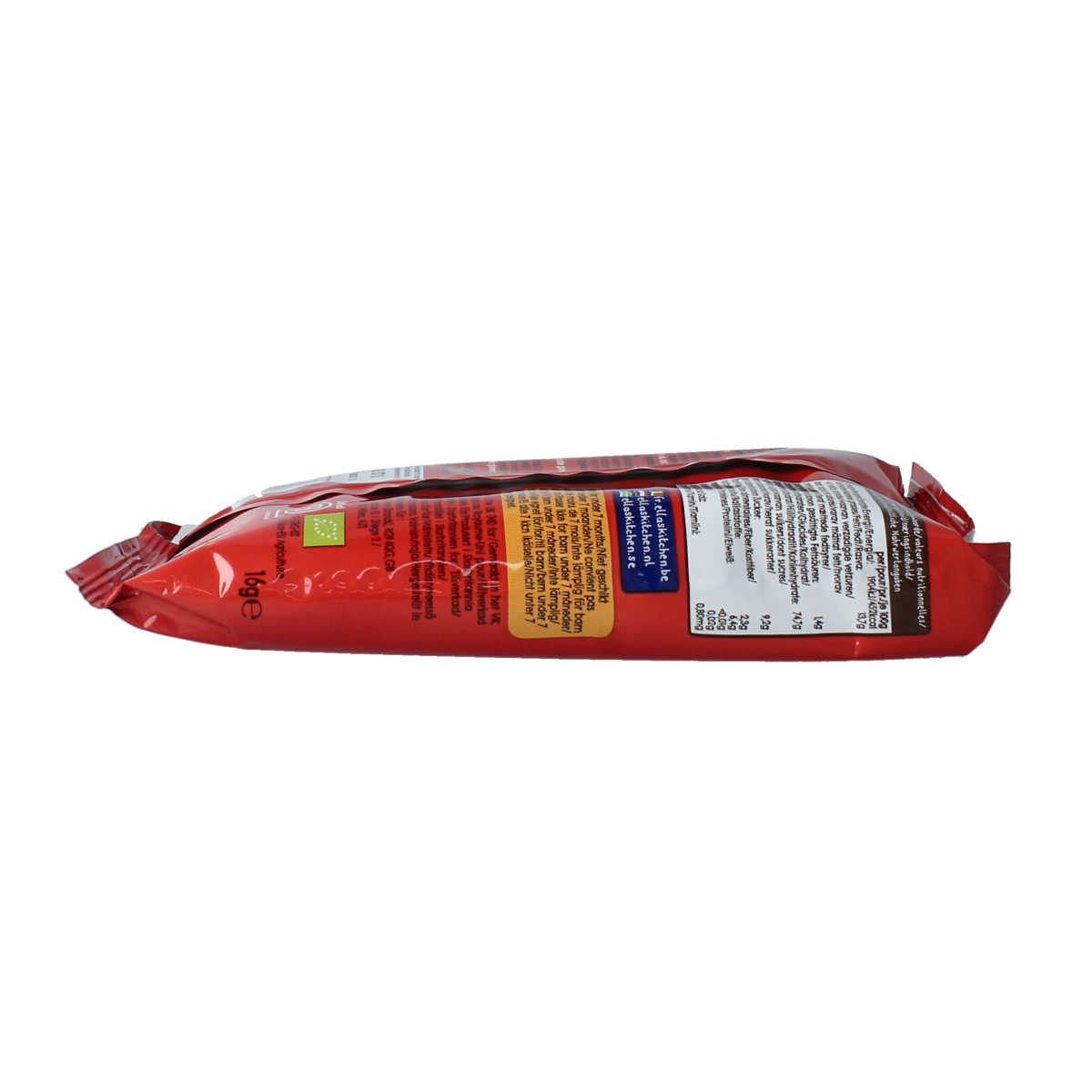 Ella's Kitchen Maize sticks aardbei/appel 7+ maanden bio 16.00 Gram