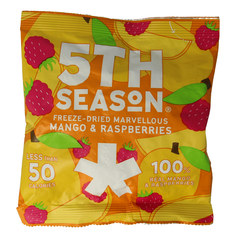 5th Season Freeze dried mango & raspberry 14 Gram