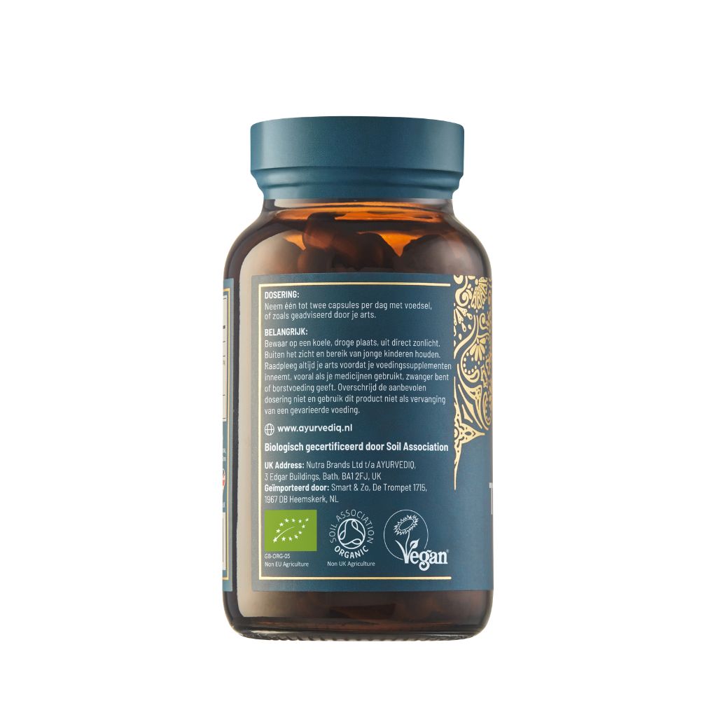 Ayurvediq Biologische Kurkuma 120.00 Capsules