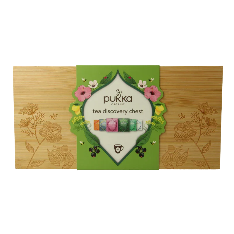 Pukka Tea discovery chest bio 42 Stuks