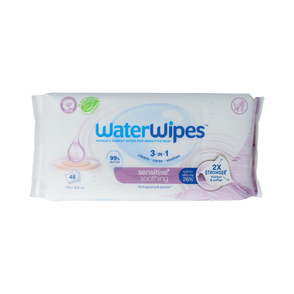 Waterwipes WaterWipes Soothing 48 48.00 Stuks