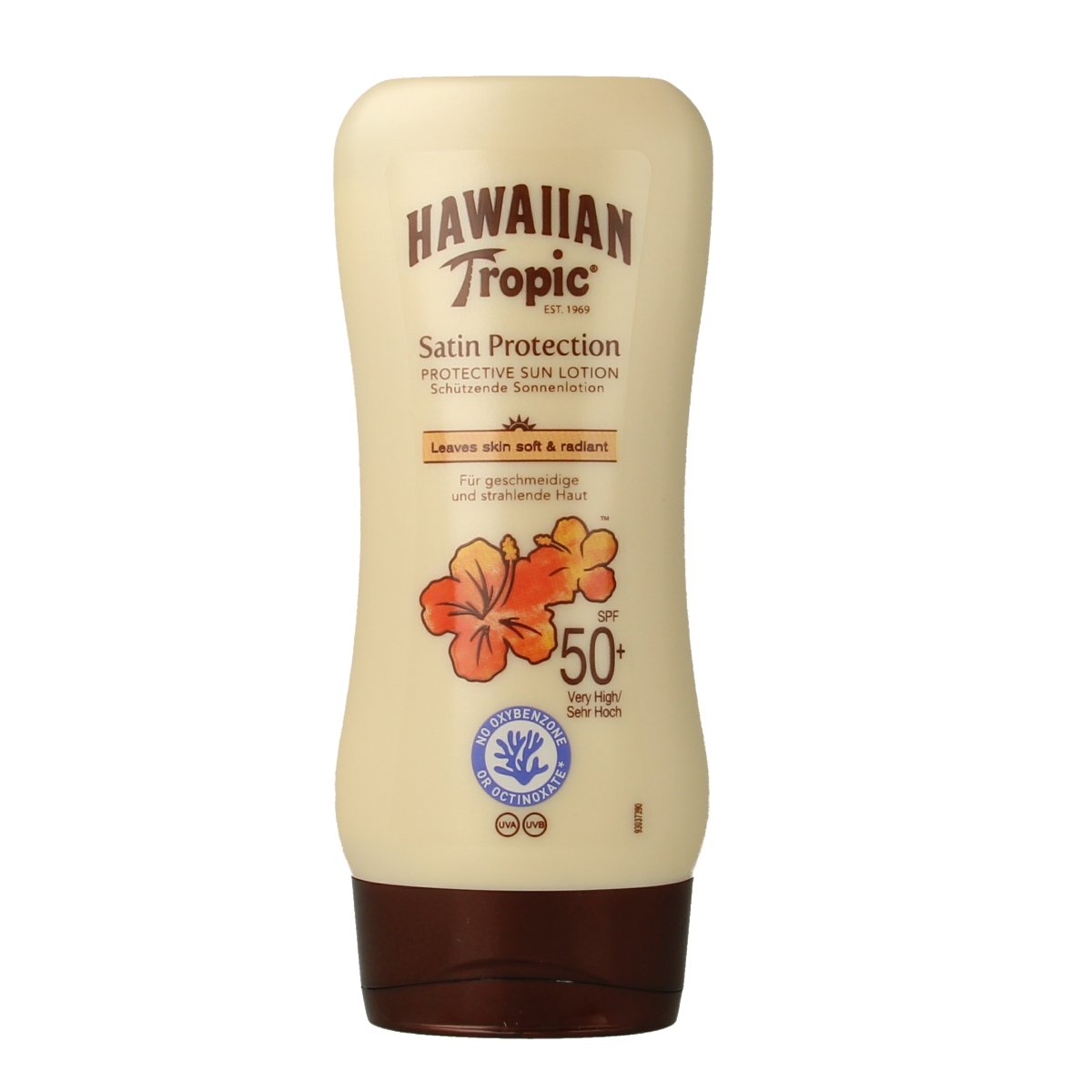 Hawaiian Tropic Satin ultra radiance sun lotion SPF50+ 180.00 Milliliter