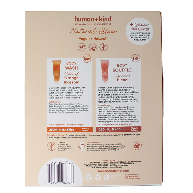 Human+Kind Giftset natural glow 1 Stuks
