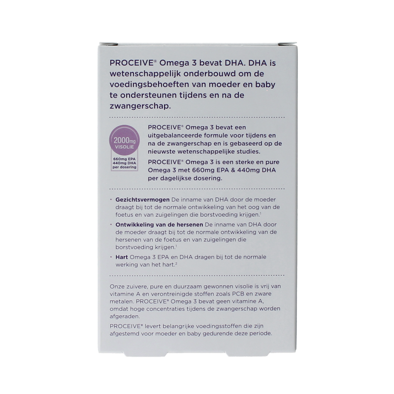 Proceive Kinderwens & zwangerschap omega 3 60 Capsules