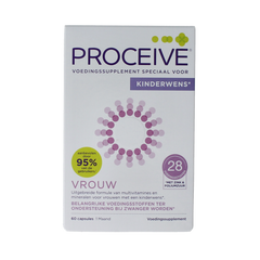 Proceive Kinderwens vrouw 60.00 Capsules