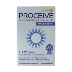 Proceive Kinderwens max man sachets 30 Stuks