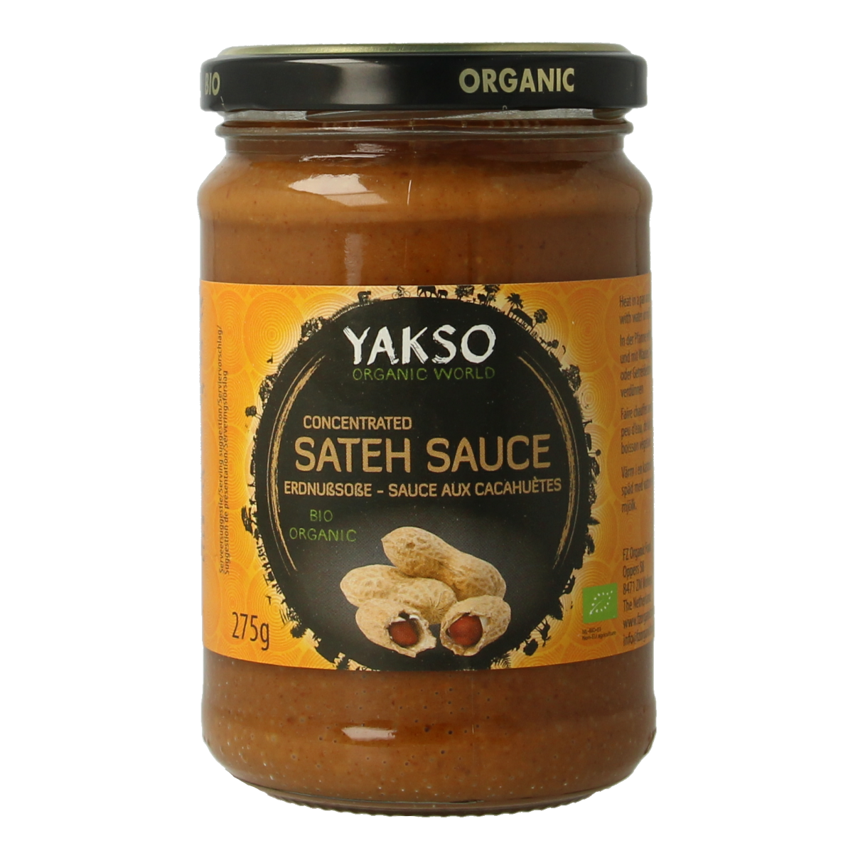 Yakso Satesaus bio 275.00 Gram