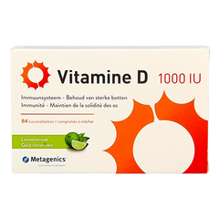Metagenics Vitamine D 1000IU 84.00 Kauwtabletten