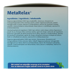 Metagenics Metarelax sachets 40 Sachets