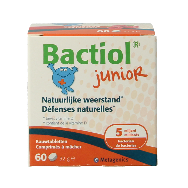 Metagenics Bactiol junior chew 60 Kauwtabletten